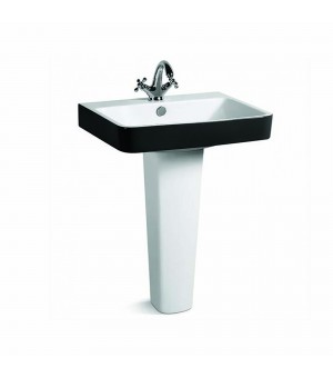 مغسلة أفرنجي  اوتس اسود و أبيض  صيني 65*48*80سم # 3027B-1