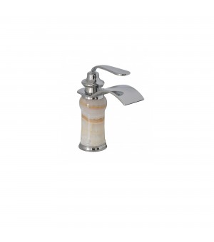 خلاط مغسلة رخام كروم قصير جولد استار صيني # 8001