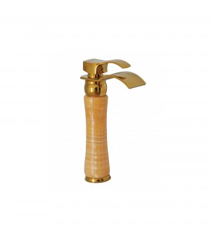 خلاط مغسلة رخام مذهب طويل  صيني # 8096