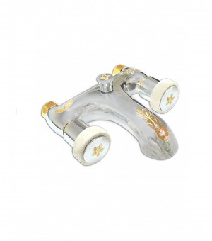 خلاط دش سترنو برازيلي كروم مذهب ( نحت) خلاط دش سترنو برازيلي كروم مذهب ( نحت)