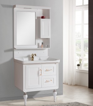 طقم مغسلة PVC حوض مع مرايا صيني 80 × 47 سم # YJ-0067 طقم مغسلة PVC حوض مع مرايا صيني 80 × 47 سم # YJ-0067