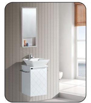 طقم مغسلة PVC حوض ومرايا باب صيني 41 × 41 سم # JC-9080 طقم مغسلة PVC حوض ومرايا باب صيني 41 × 41 سم # JC-9080