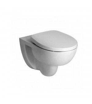 كرسي أفرنجي معلق أبيض 18سم مع غطاء - صناعة هندي # TOTO - CW182ME5