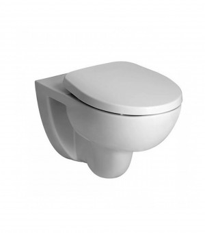 كرسي أفرنجي معلق أبيض 18سم مع غطاء - صناعة هندي # TOTO - CW182ME5