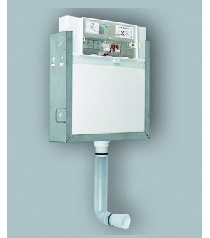 سيفون  كرسي أفرنجي  مخفي  مع ضغطة كروم 15 سم الماني #  N980 = 95721