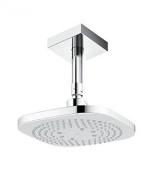 طاسة  دش كروم مربع 210مم  1 حركة مع عمود علوي - صناعة صيني # TOTO  -TBW02003D1