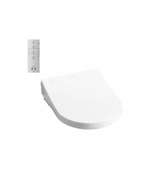 غطاء لكرسي أفرنجي  ابيض أتوماتيك مع ريموت كنترول - صناعة ماليزي # TOTO - WASHLET- TCF4732A#NW1