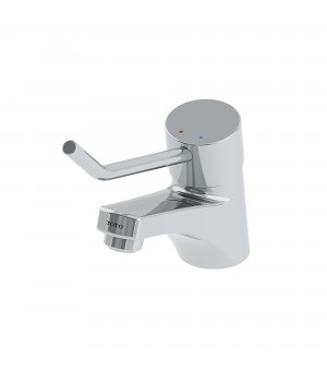 خلاط مغسلة كروم اتوماتيك مسكة طويل مع راس هراب  - صناعة اندونيسي # TOTO - Donna - TX108LDV6NK2