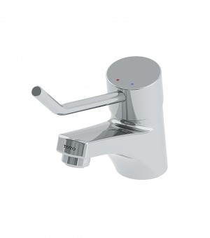 خلاط مغسلة كروم اتوماتيك مسكة طويل مع راس هراب  - صناعة اندونيسي # TOTO - Donna - TX108LDV6NK2