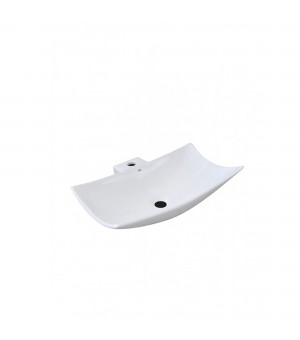 حوض مغسلة اوتس  أبيض  صيني  58 × 40.5 × 1.5 سم # K-376