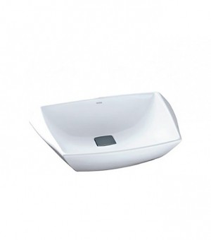 حوض مغسلة فوق الرخام ابيض -607×483×160 ملي - صناعة فتنامي # TOTO - Jewelhex-LT681E